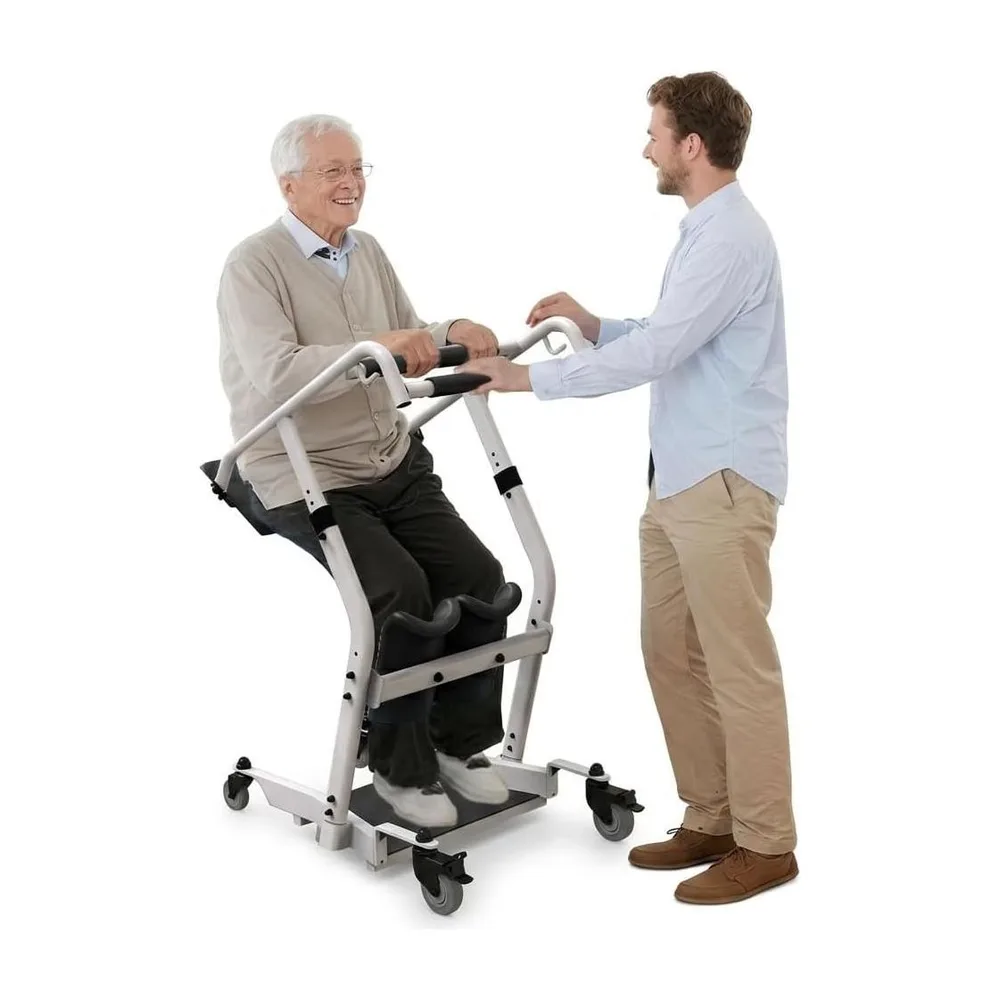 WHLICKS HFK-9408-1 Sit-to-Stand Patient Lift — Black