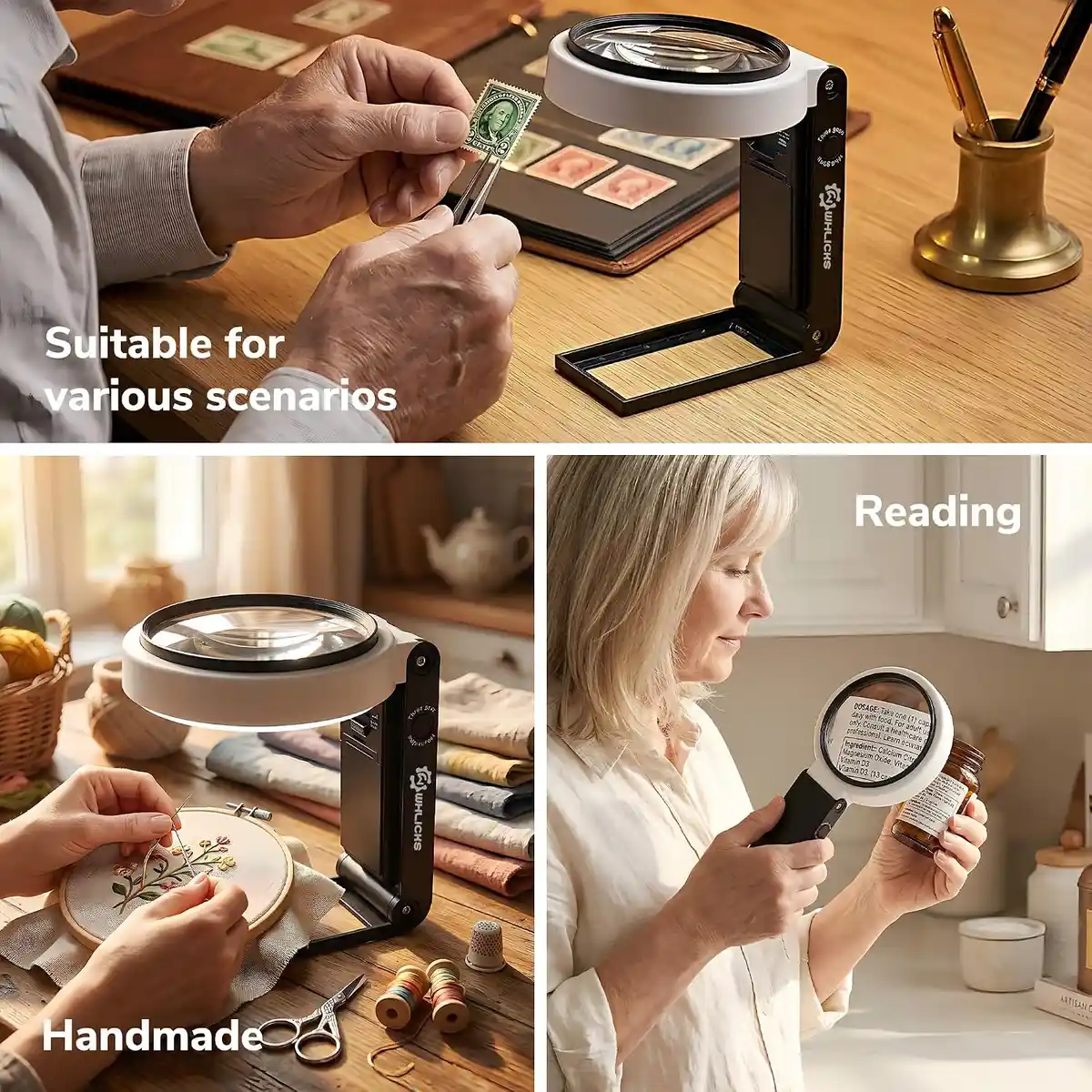 WHLICKS LED Magnifier — White image 6