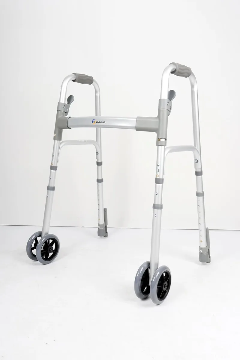WHLICKS SW40 Folding Walker with Dual Wheels & Brakes — SW40 image 9